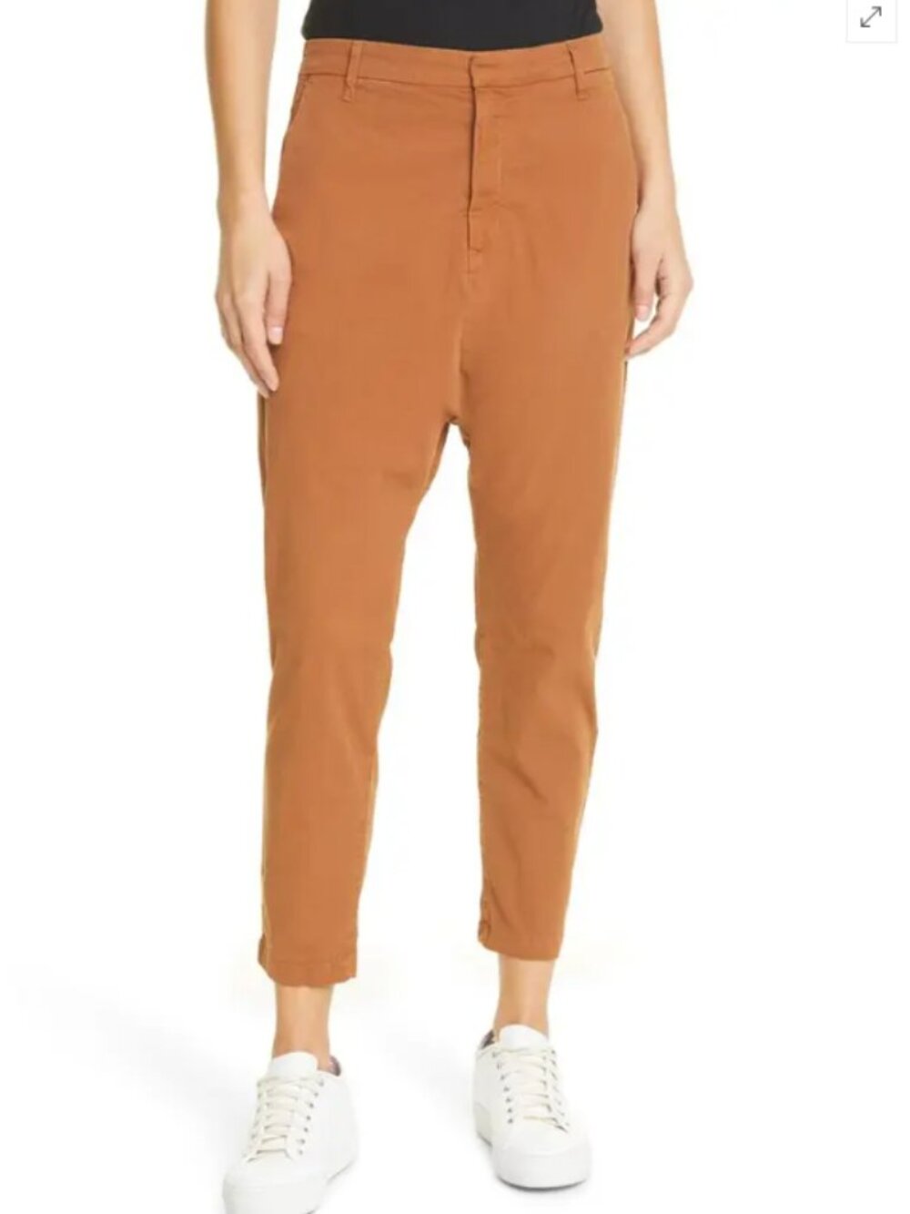 Nili Lotan Paris Drop Crotch Pants in Maple Size 4